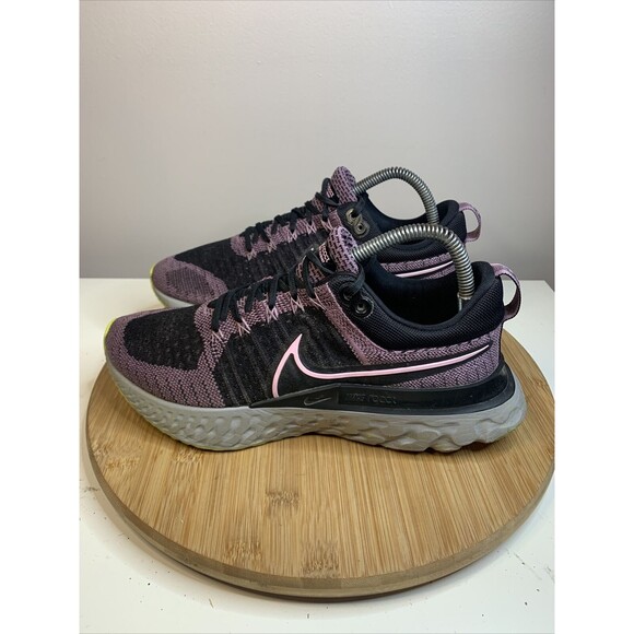 Nike React Infinity Run Flyknit 2 Running Shoe Womens Size 9 Purple CT2423-500 - Picture 1 of 8
